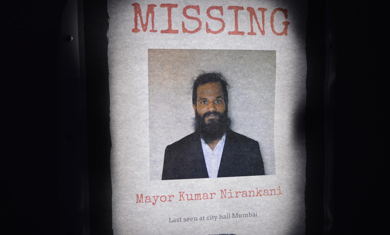 Foto van de vermiste persoon in het Mumbai Mystery van Studio Globo.