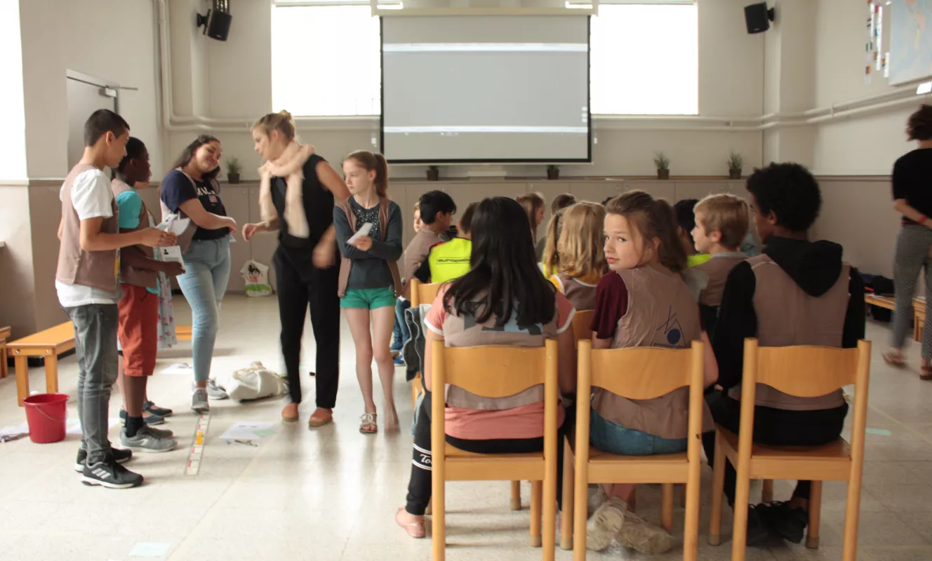 Foto van de workshop 'Sporen van kolonisatie' van Studio Globo